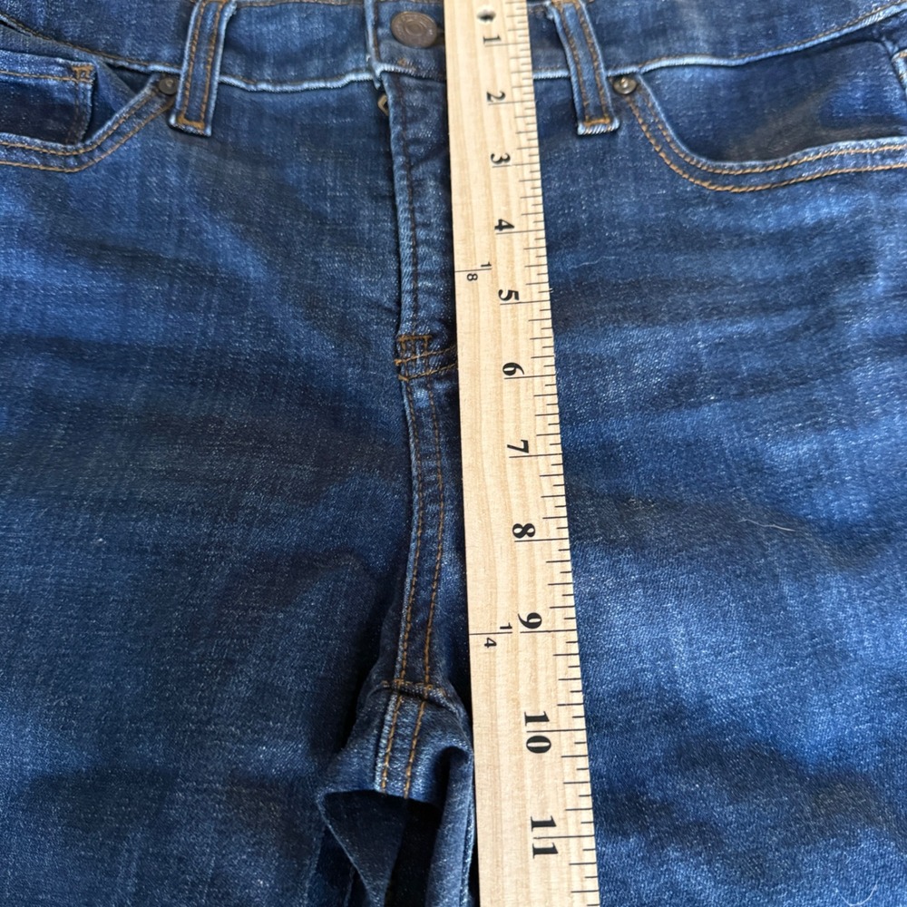 Chicos So Slimming Girlfriend Kick Flare Jeans Dark Wash Blue Denim Size 0 / 4 - Picture 6 of 10